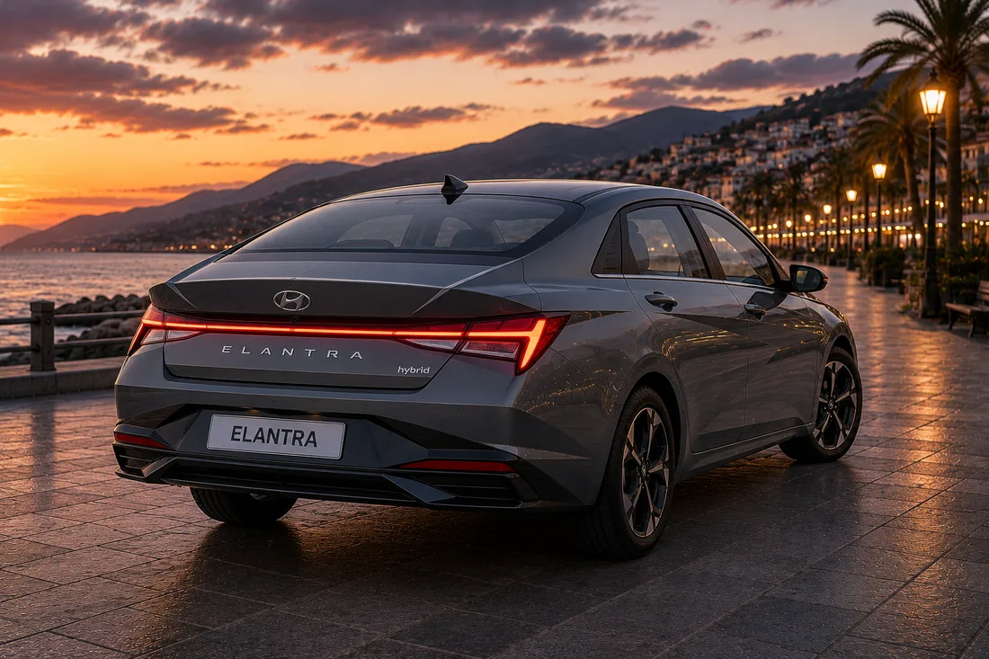 Hyundai Elantra spate